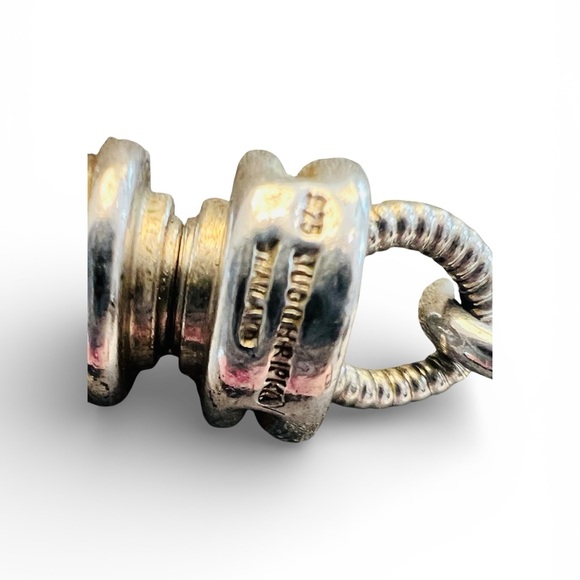 Judith Ripka Sterling Silver Citrine Heart Pendant Necklace 925 Thailand - Picture 5 of 5